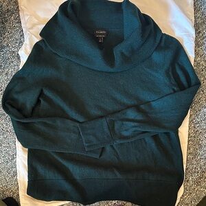 Talbots Women's Deep Green Cowl Neck Sweater